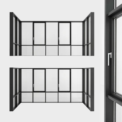 Panoramic glazing. Stained glass. one hundred — скачать