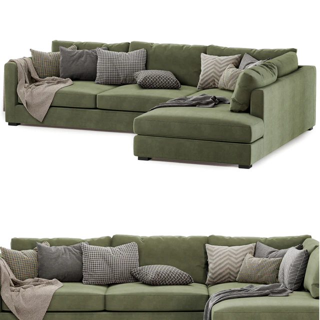 Blake Large Open End Corner Sofa — Скачать