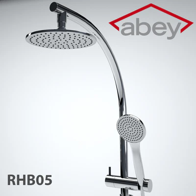 RHB05 MONZA Curve Rail and Hand Shower Ensemble — Вид 3