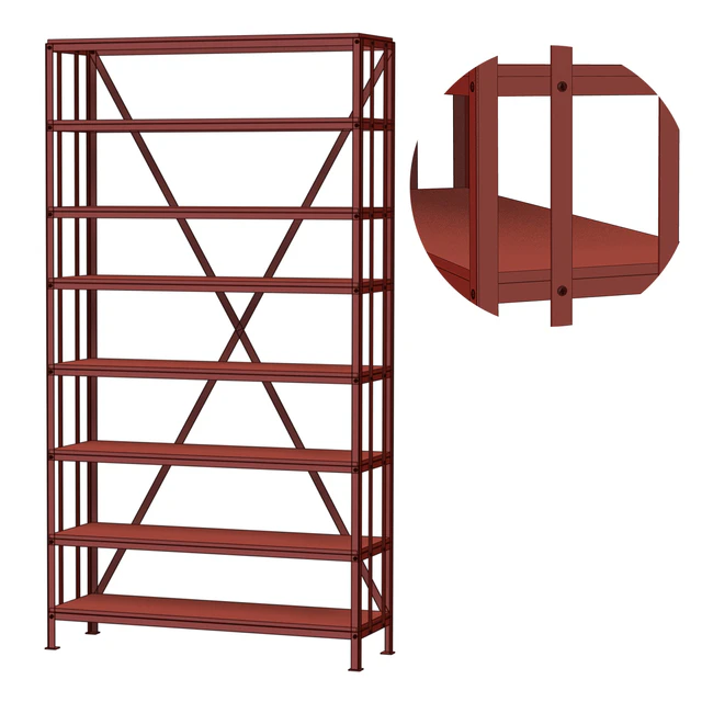 Large metal rack / Большой металлический стеллаж — Скачать