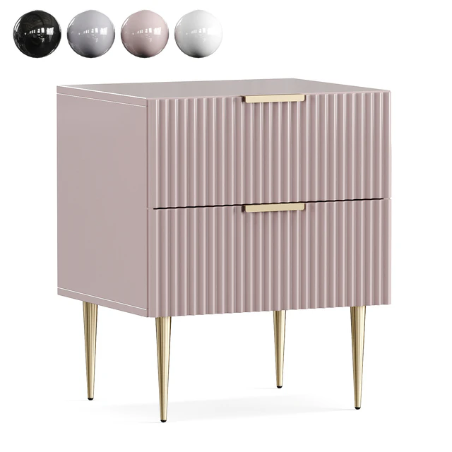 Bedside cabinet LUXURY CHIC — Descargar