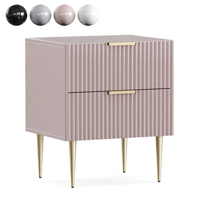 Bedside cabinet LUXURY CHIC — Ver 4