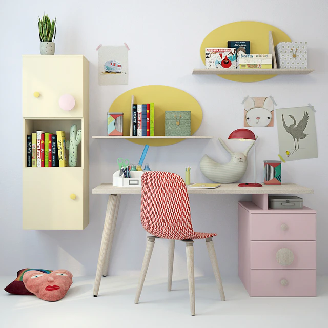 Children's furniture Nidi 01 — Descargar