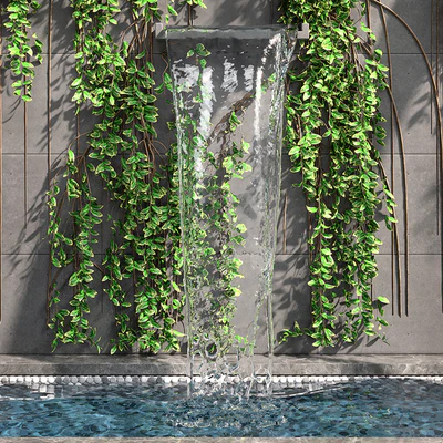 Wall fountains with ivy — Вид 2