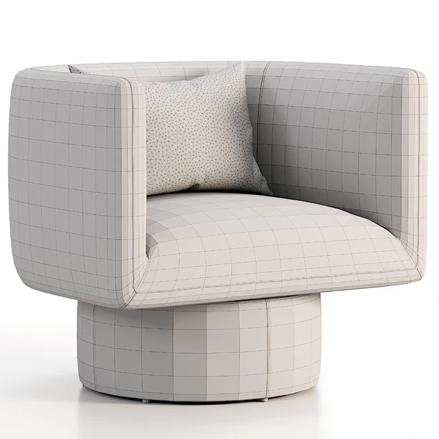 Adriel Swivel Leather Chair — Скачать