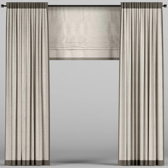 Beige curtains. — Descargar