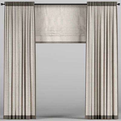 Beige curtains. — Ver 1