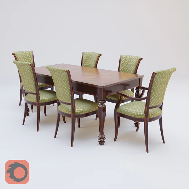 Dining Set 100x100 Classico — Descargar