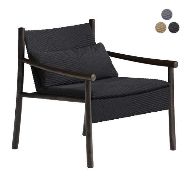 Armchair Arper Kata Japandi Style — Descargar