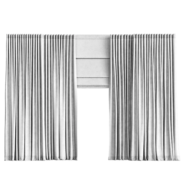 Curtains with Roman blinds 2 — Descargar