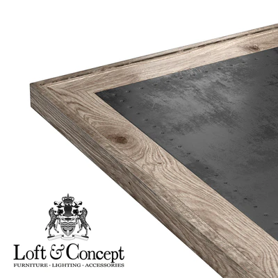 RESTAURANT TABLE SQUARE METAL SHEET II — Вид 3