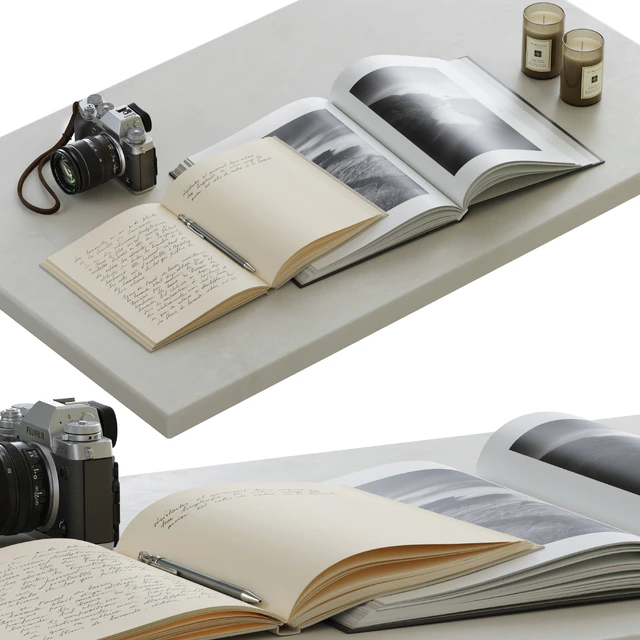 coffee table decor set 003 — Скачать