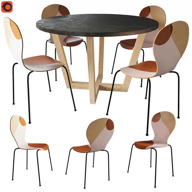 Table Jacob AM.PM chair Bonna La Redoute — Descargar