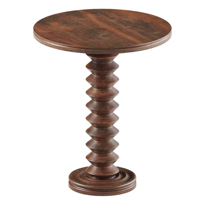 French Wood Side Table by Charles Dudouyt — Ver 1