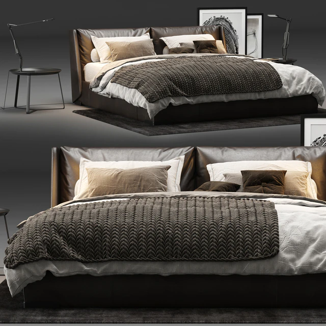 Natuzzi - Fenice Bed — Descargar