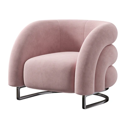 Velvet Accent Chair — Вид 5
