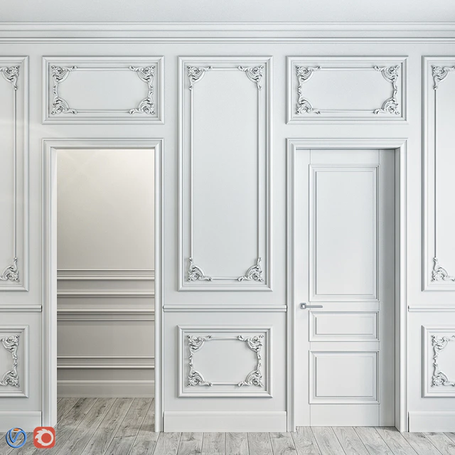 Stucco molding for walls 1 — Download