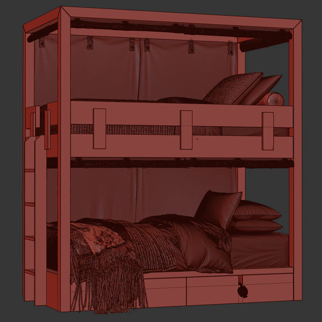 RH Bennet Bed — Скачать