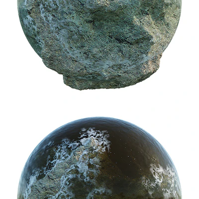 Material water with foam — Ver 3