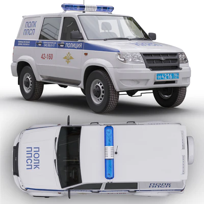 UAZ Patriot Patrol car — Ver 4
