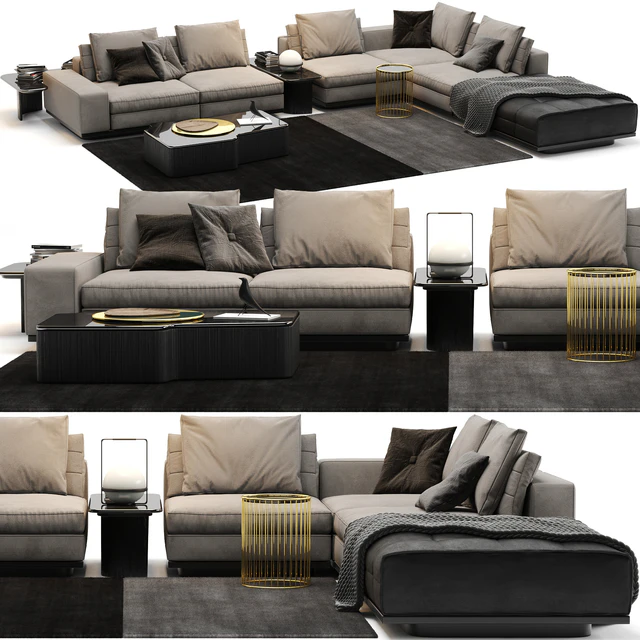 Диван Minotti Lawrence B — Скачать