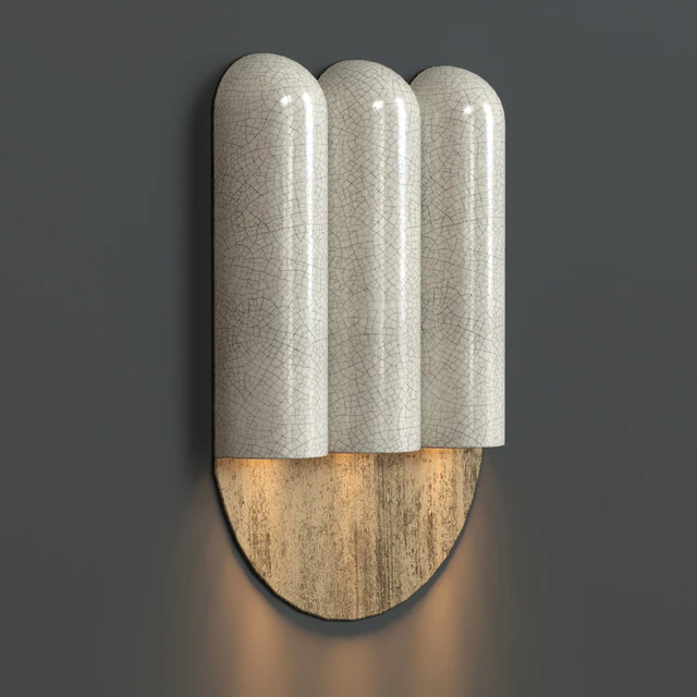 Raku Yaki Triple Sconce — Скачать