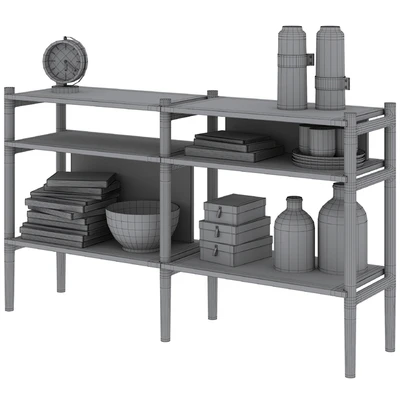 Bookcase HOLTON by Rowico Home — Ver 3