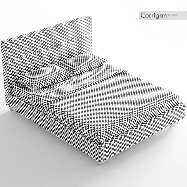 Upholstered Platform Bed Corrigan Studio — Descargar