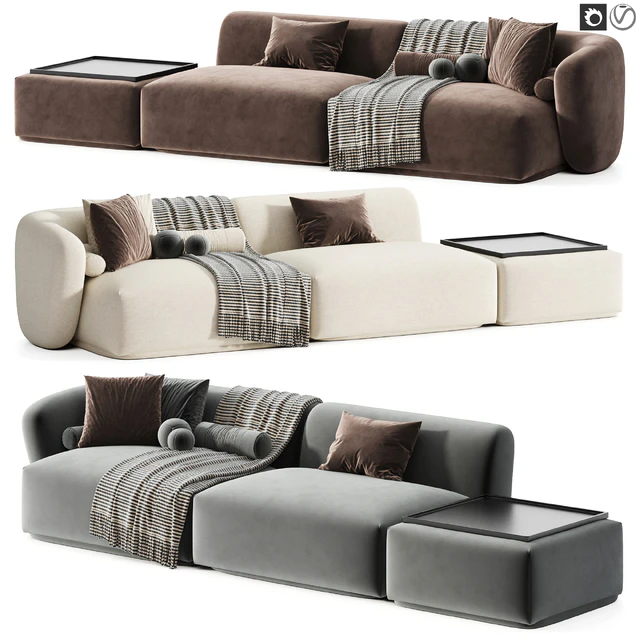 Modular sofa Fabro 4 — Скачать