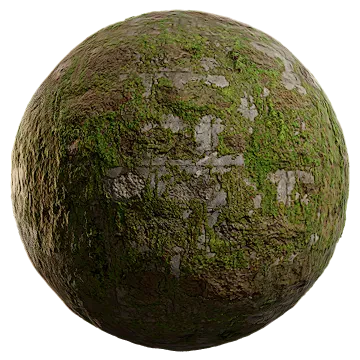 mossy stone wall 021 — Descargar