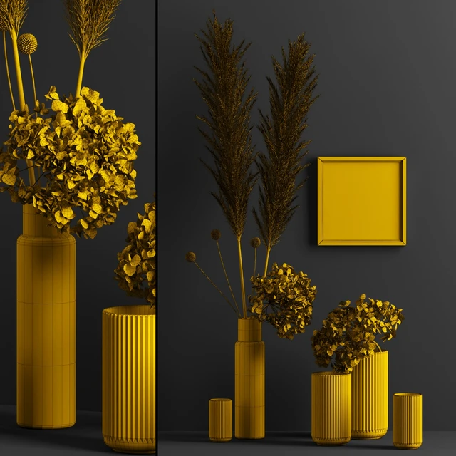 Decor with dry flowers — Descargar