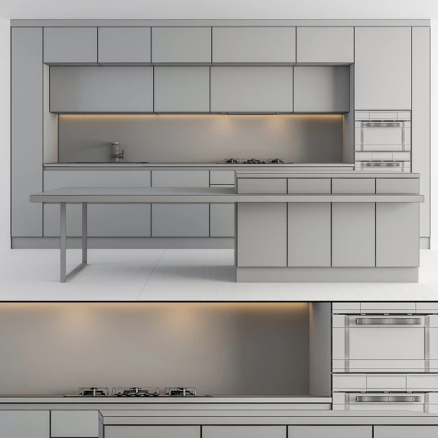 Kitchen Modern - White and Wood 32 — Descargar