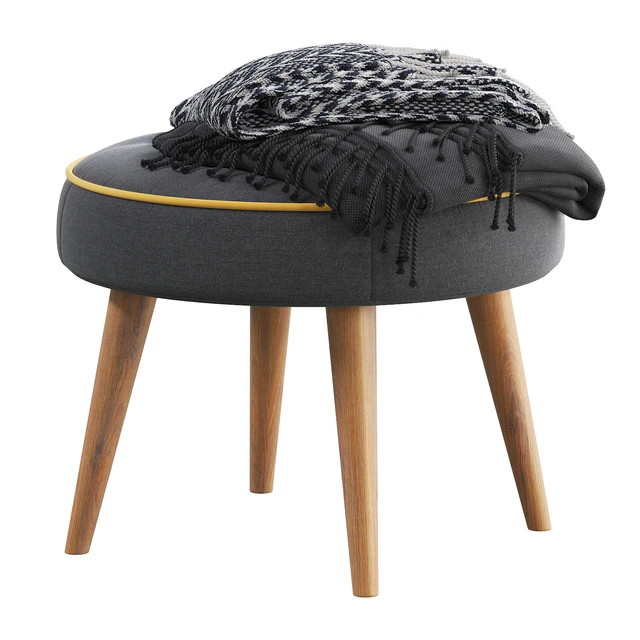 Belham Living Milo Mid-Century Modern Ottoman — Скачать