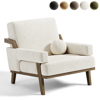 Cigar Ottoman Armchair — Ver 1