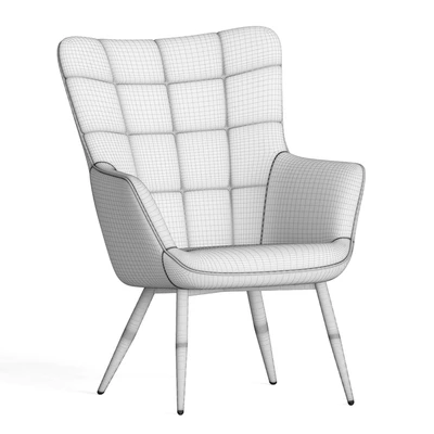 Wingback Accent Chair Wayfair — Вид 3