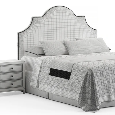Rowe Bedroom King Headboard Bed — Вид 2
