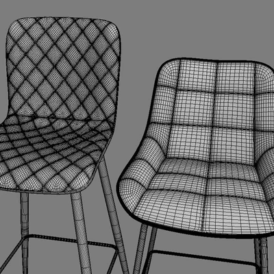 Bar stool B-140, Tarli — Ver 3
