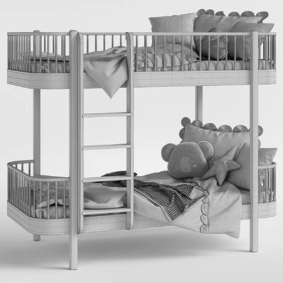 Детская кровать - Nubie Oliver Wood Bed — Вид 3