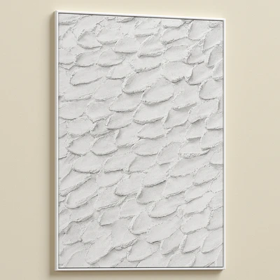 Boho Gray Relief Plaster Wall Art C-677 — Вид 6