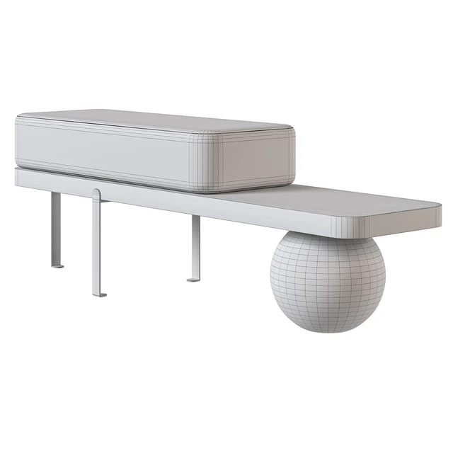 Designer banquette for the hallway in the style of Casa Padrino — Descargar