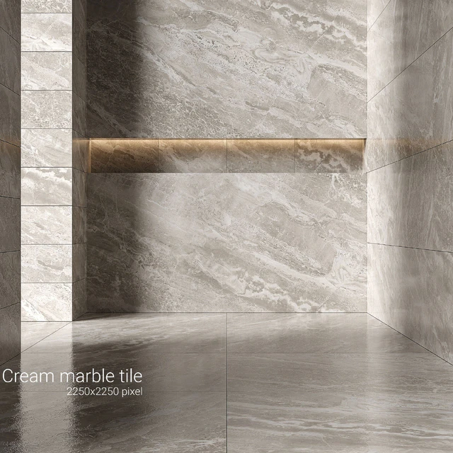 Cream marble tiles 3 — Скачать