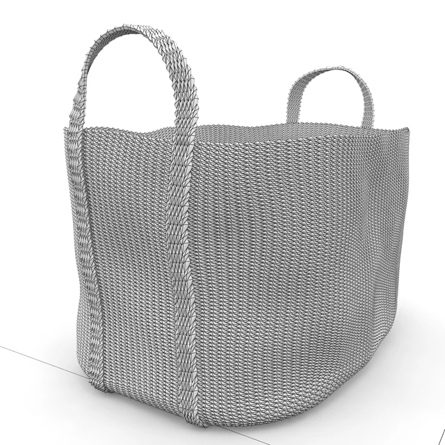 Large Jute Floor Basket — Descargar