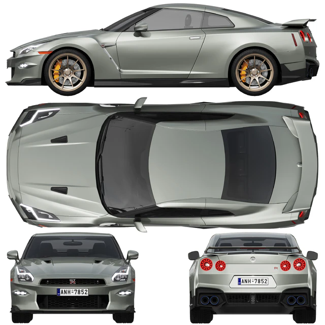 Nissan GT-R 2024 — Скачать