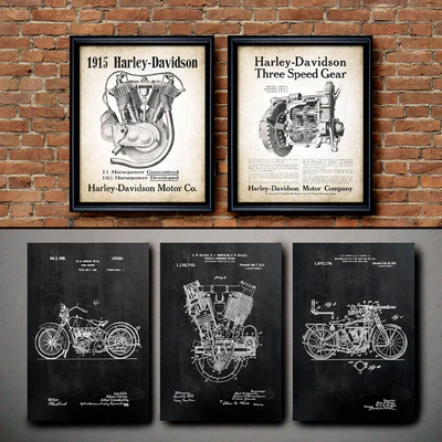 The picture in the frame. 117. Motorcycle Collection — Ver 1