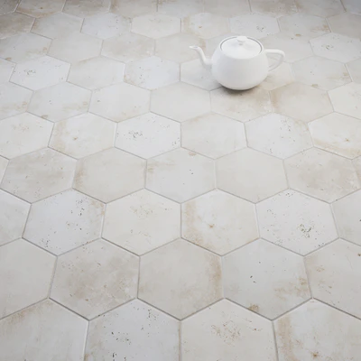 CIR Esagona White Rope (Ex Cotone) Tile Set — Ver 1