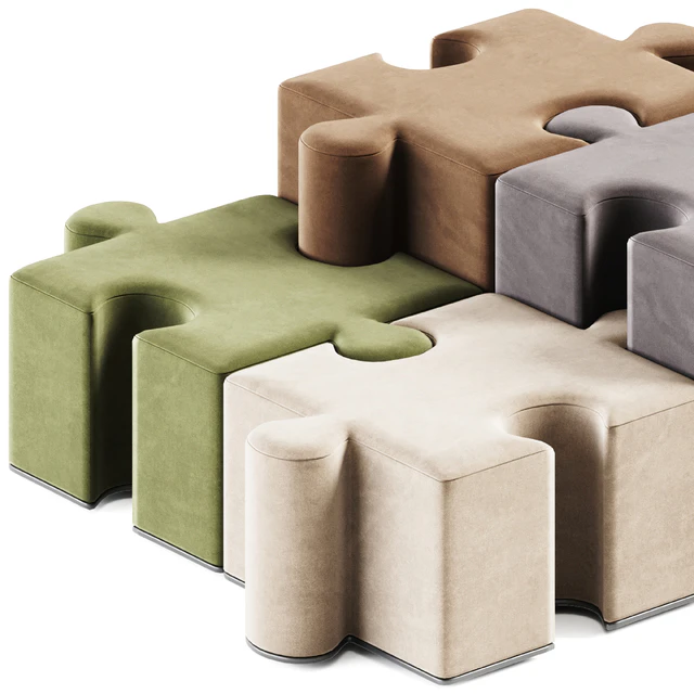 Puzzles Pouf by BuzziPuzzle / Pouf — Descargar