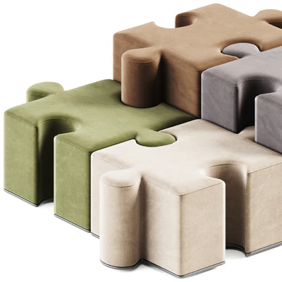 Puzzles Pouf by BuzziPuzzle / Pouf — Ver 2