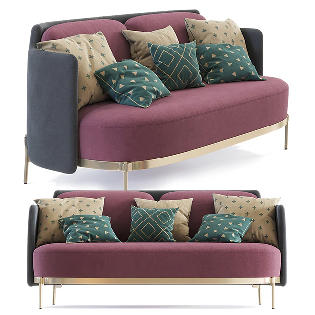 Minotti Tape Sofa (two seat) — Descargar