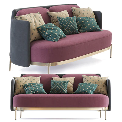 Minotti Tape Sofa (two seat) — Ver 1