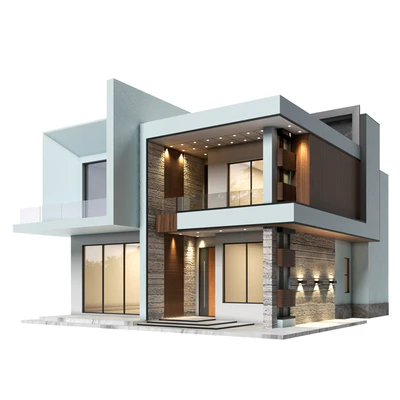 Modern Villa 01 3D11 — Вид 4